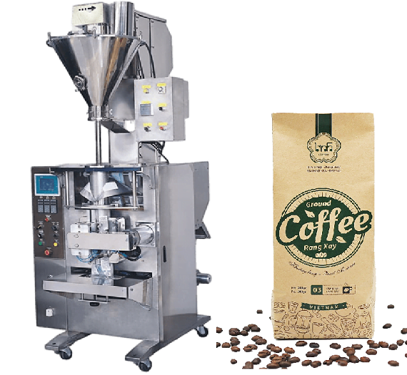 Máy đóng gói cà phê bột trục vít