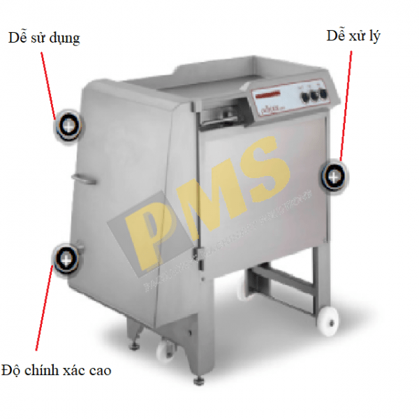 Máy cắt thịt cá dạng hạt lựu