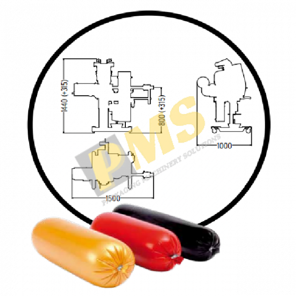 Máy kẹp chì kết nối với máy đùn định lượng