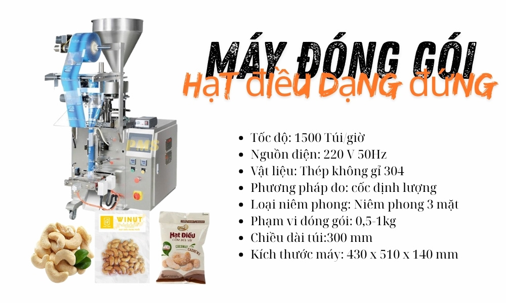 Máy đóng gói Hạt điều