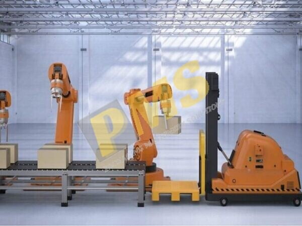 Robot bốc xếp hàng lên pallet