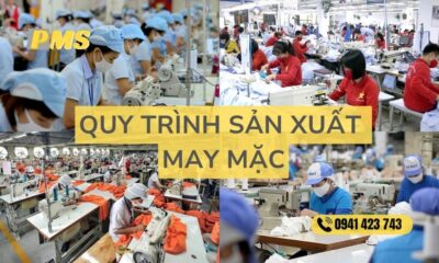 Quy trình sản xuất may mặc