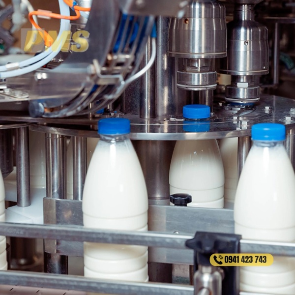 Máy chiết rót sữa