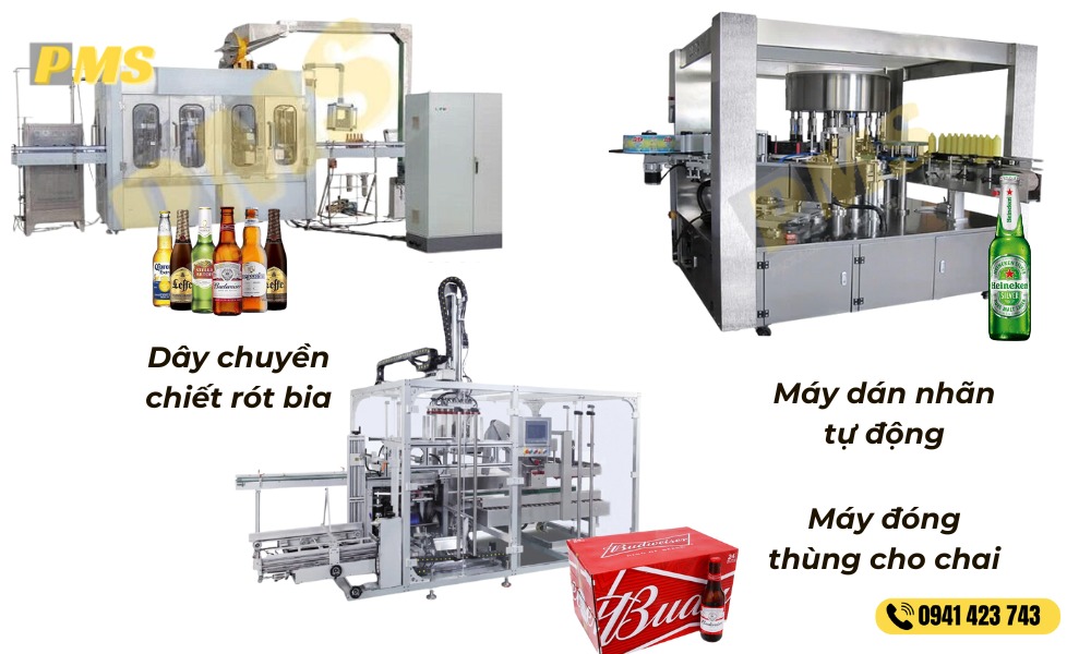 Các thiết bị hỗ trợ cho quy trình sản xuất bia 