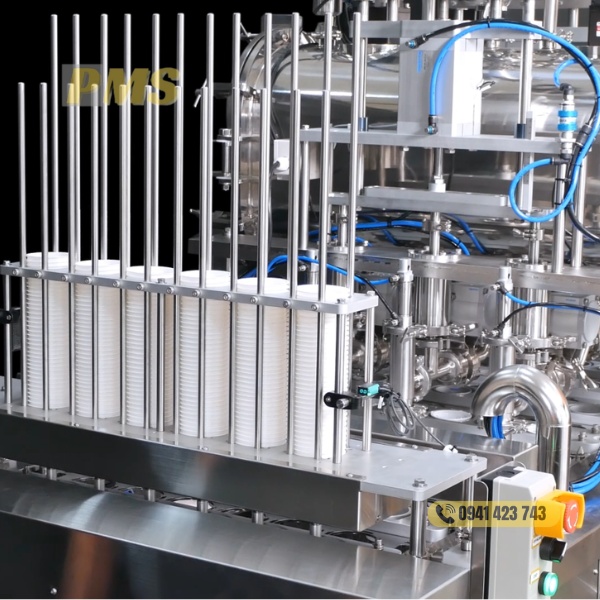 Máy chiết rót sữa chua