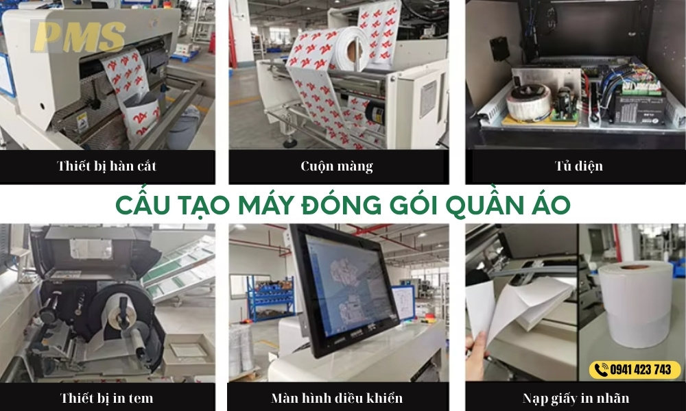 máy đóng gói quần áo