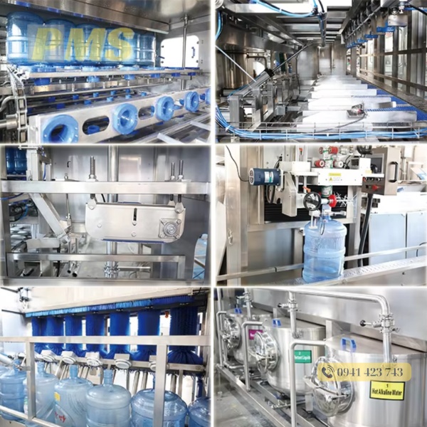 Máy chiết rót bình 20 lít