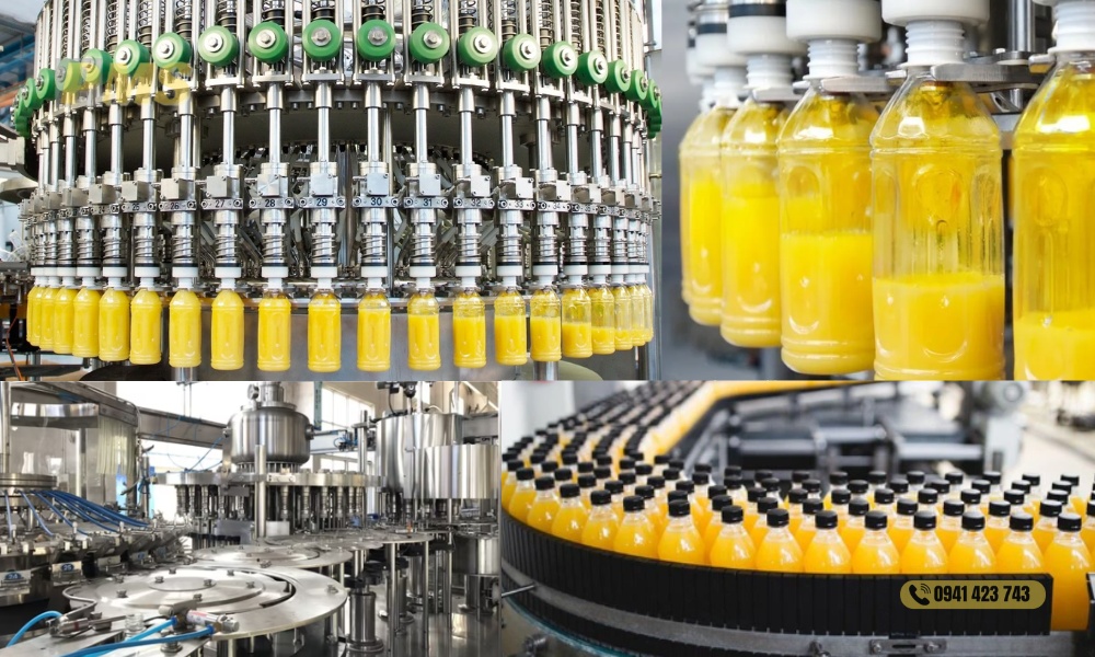 máy chiết rót nước ép trái cây