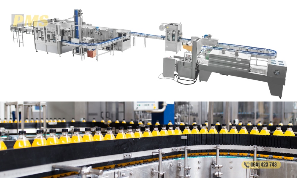 máy chiết rót nước ép trái cây