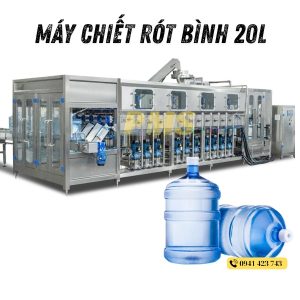 Máy chiết rót bình 20 lít