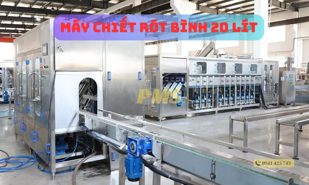 Máy chiết rót bình 20 lít