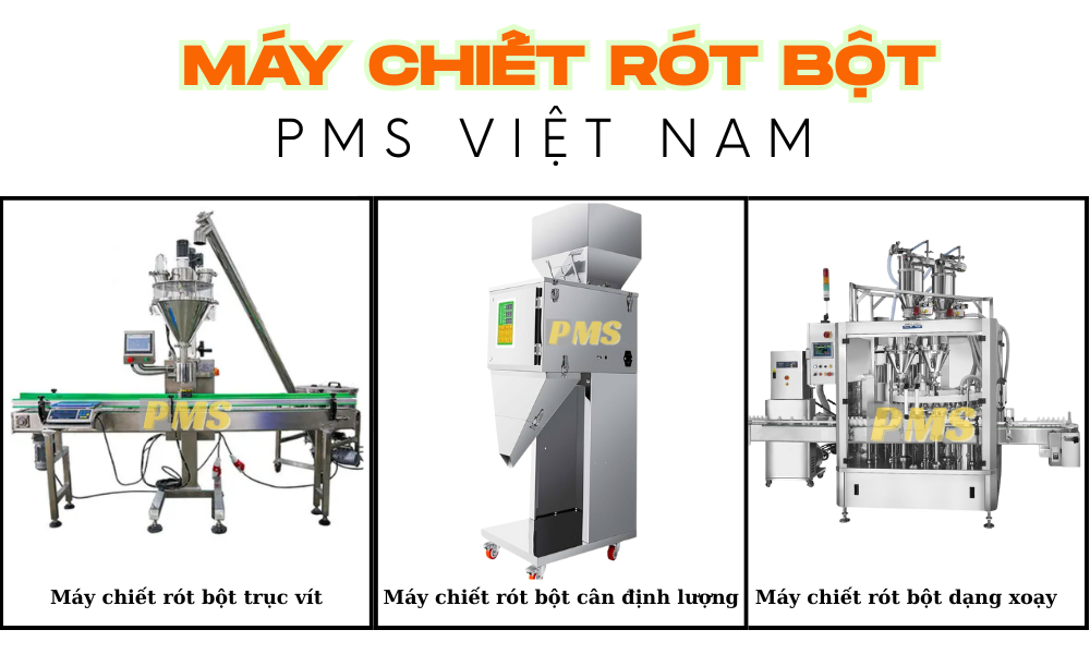 Máy chiết rót bột