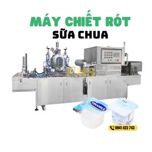 Máy chiết rót sữa chua