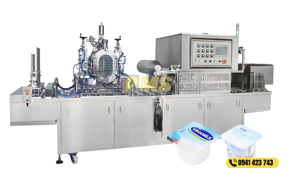 Máy chiết rót sữa chua