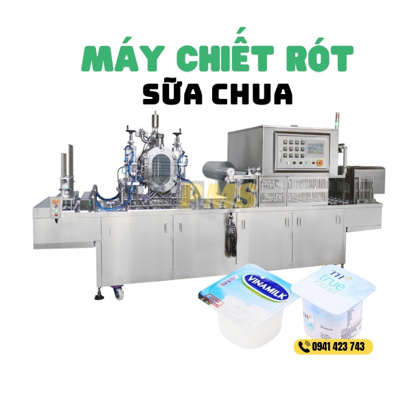 Máy chiết rót sữa chua