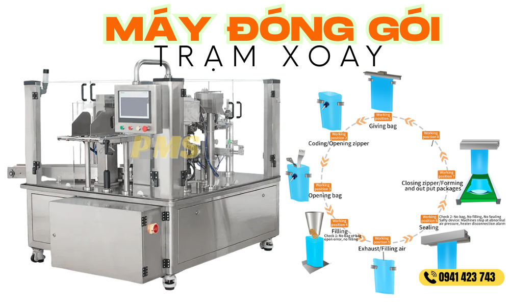 Máy đóng gói trạm xoay