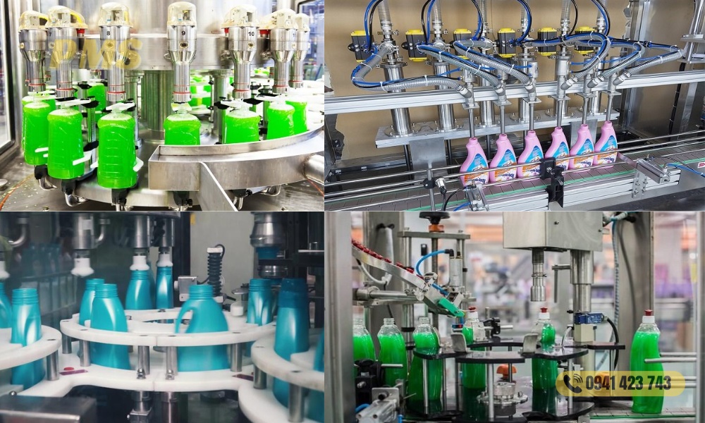 Máy chiết rót hóa chất