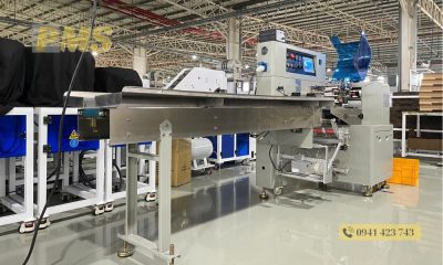 máy đóng gói bánh xe ghế văn phòng