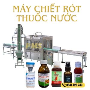 Máy chiết rót thuốc nước