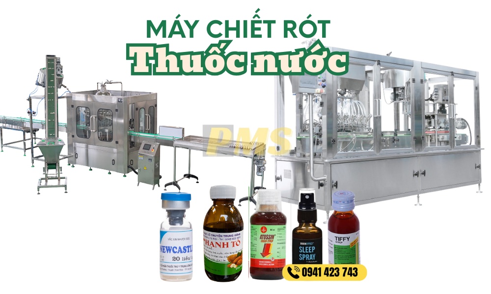 Máy chiết rót thuốc nước