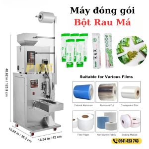 Máy đóng gói bột rau má
