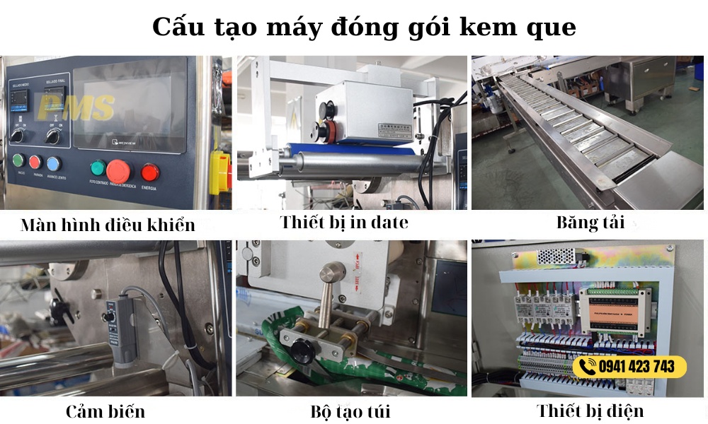 Máy đóng gói kem que