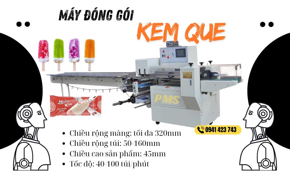Máy đóng gói kem que
