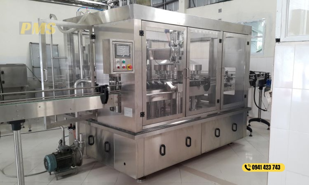 máy chiết rót sữa chua uống