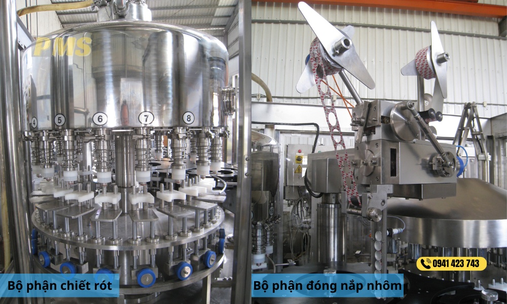 máy chiết rót sữa chua uống