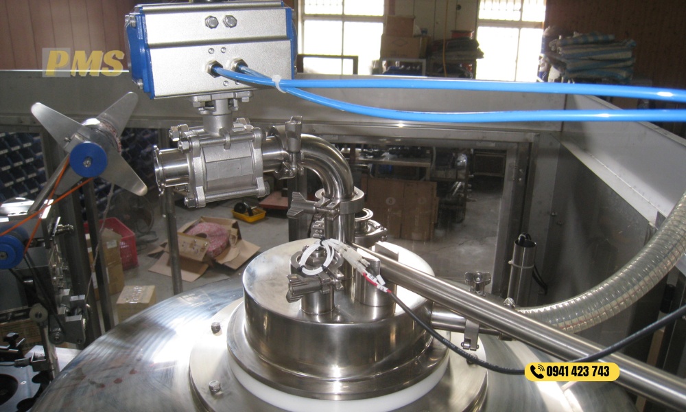 máy chiết rót sữa chua uống