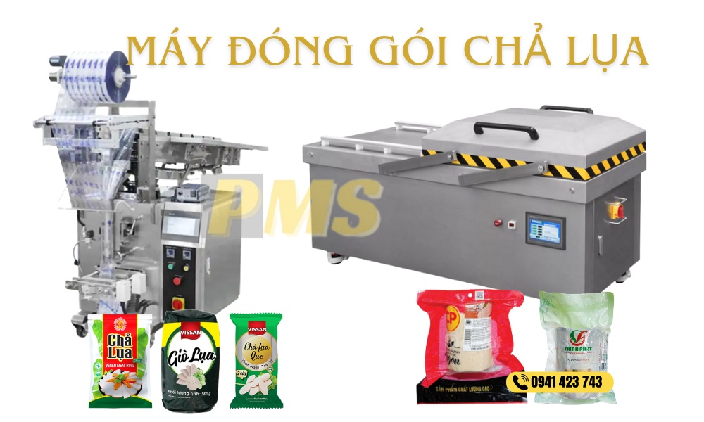 Máy đóng gói chả lụa