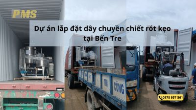 dây chuyền chiết rót kẹo