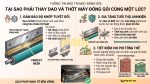 dao và thớt máy đóng gói