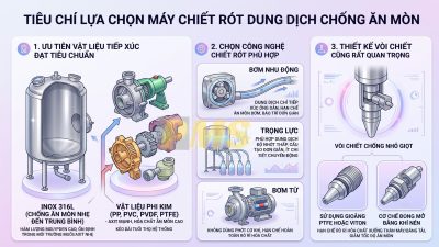 máy chiết rót dung dịch