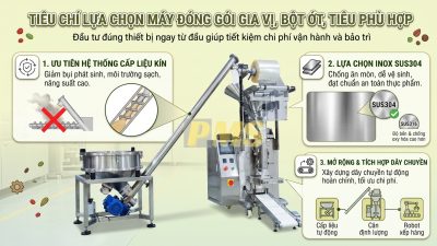 đóng gói gia vị, bột ớt, tiêu