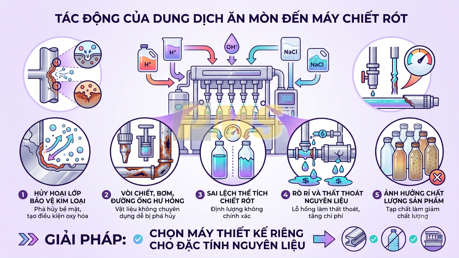 máy chiết rót dung dịch