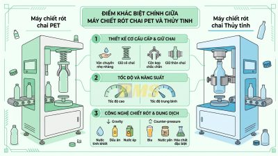 Máy chiết rót chai PET