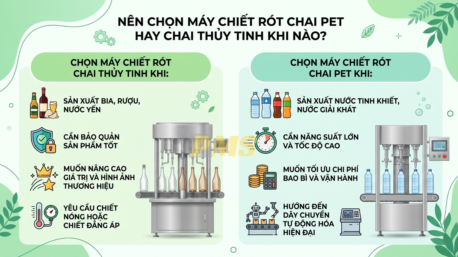 Máy chiết rót chai PET 
