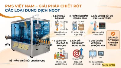 chiết rót các loại dung dịch ngọt